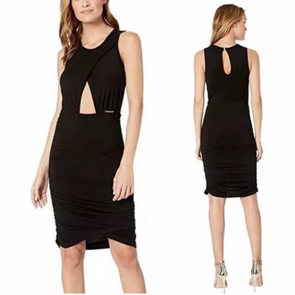 Bebe bodycon black dress